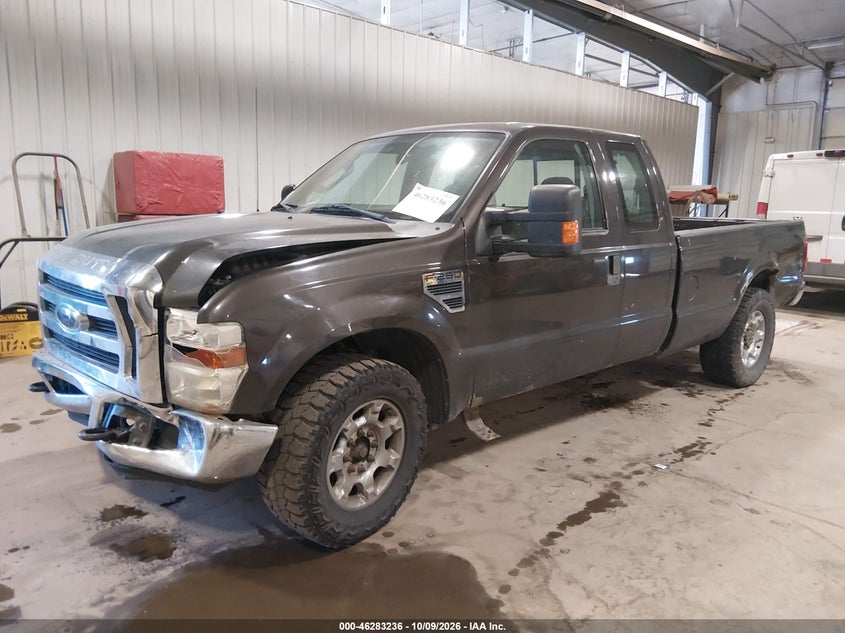 2008 Ford F-250 Lariat/Xl/Xlt, Front & Rear, IAAI, VIN 1FTSX205X8EE28006 — photo 2