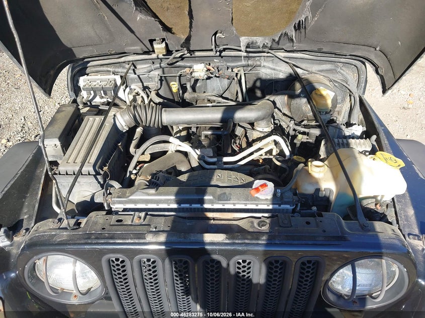 JEEP WRANGLER 2004 VIN 1J4FA49S74P761148