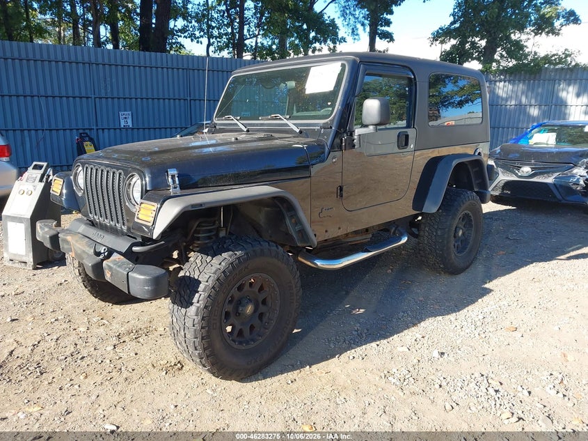 JEEP WRANGLER 2004 VIN 1J4FA49S74P761148
