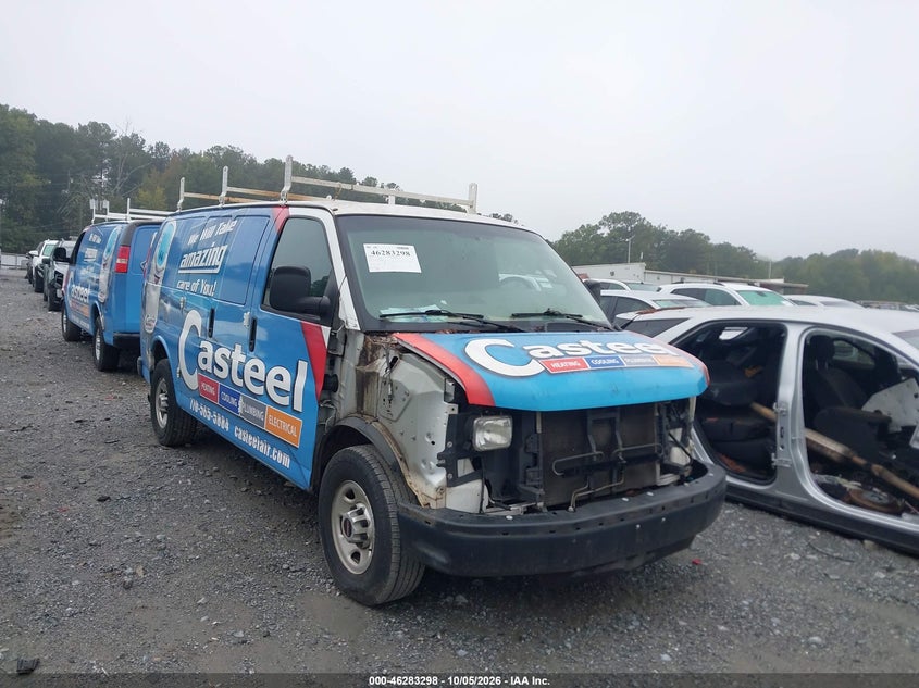 Vin: 1gtw7aff1g1312243, lot: 46783444, gmc savana 2500 work van 20161