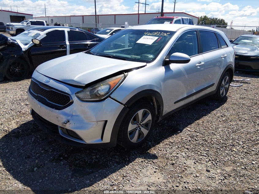 Vin: kndcb3lc8j5186972, lot: 46783448, kia niro fe 20182