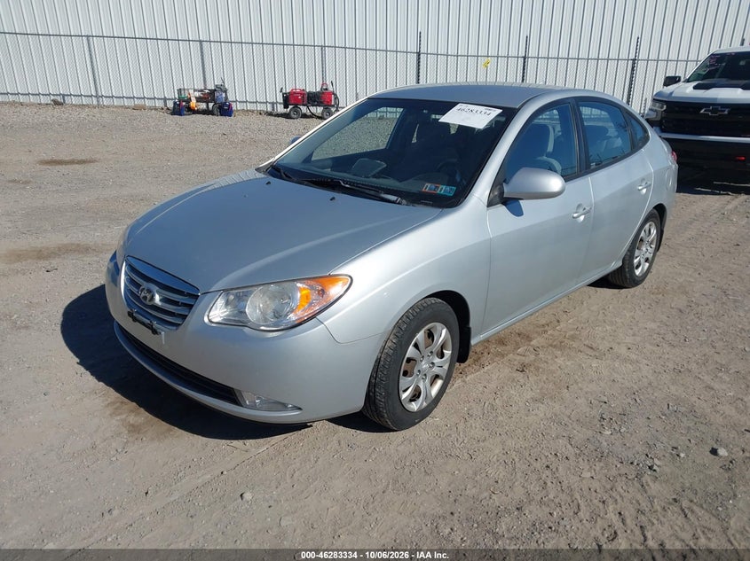 Vin: kmhdu4ad7au941059, lot: 46783480, hyundai elantra gls 20102
