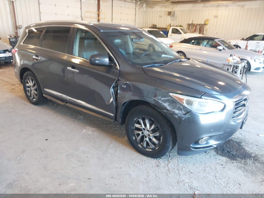 Vin: 5n1al0mn6ec544456, lot: 46783496, infiniti qx60 20141