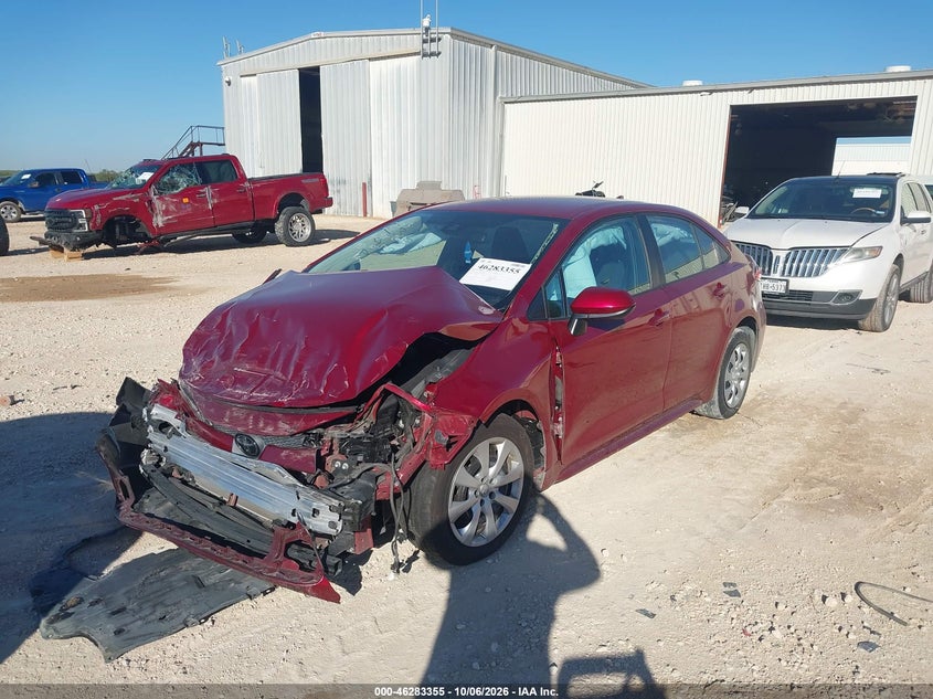 Vin: 5yfepmae6np362303, lot: 46783501, toyota corolla le 20222