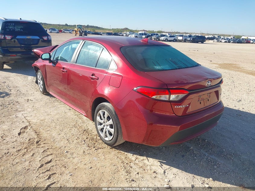 Vin: 5yfepmae6np362303, lot: 46783501, toyota corolla le 20223