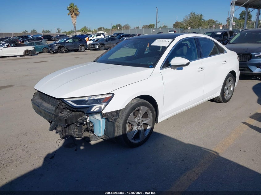 2024 Audi A3 Premium Plus 40 Tfsi Front-Wheel Drive S Tronic, Front End, IAAI, VIN WAUBUDGY4RA122137 — photo 2