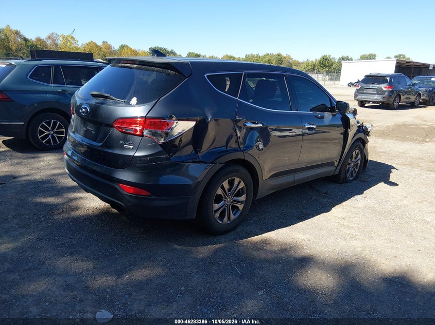 Vin: 5xyztdlb6fg279881, lot: 46783532, hyundai santa fe sport 2.4l 20154
