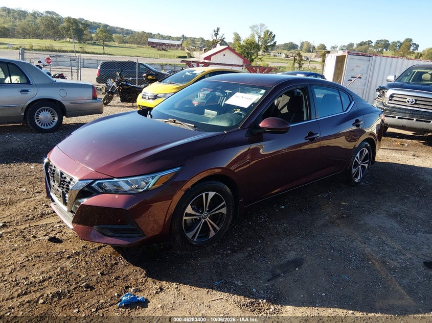 Vin: 3n1ab8cv2py294668, lot: 46783546, nissan sentra sv xtronic cvt 20232