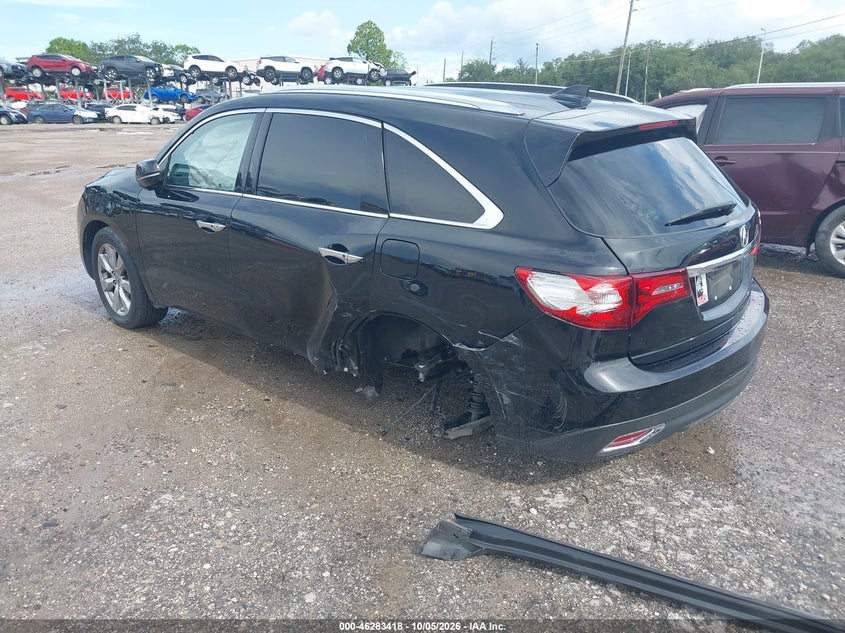 Vin: 5fryd4h99gb042713, lot: 46783564, acura mdx advance   entertainment packages/advance package 20163
