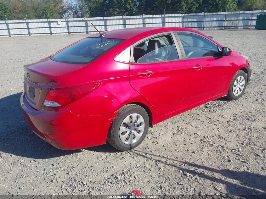Vin: kmhct4aexgu108212, lot: 46783568, hyundai accent se 20164