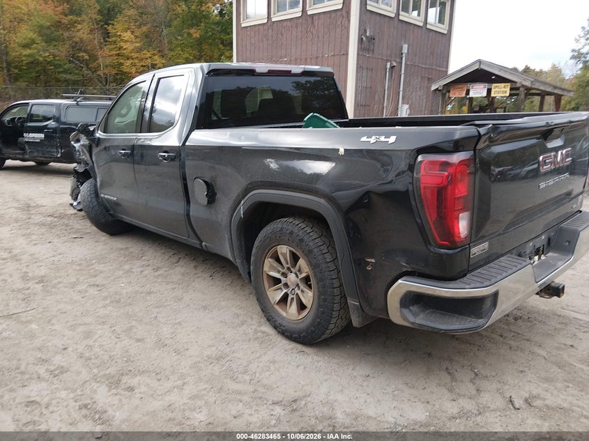 Vin: 1gtr9bekxlz292162, lot: 46783611, gmc sierra 1500 4wd  standard box sle 20203