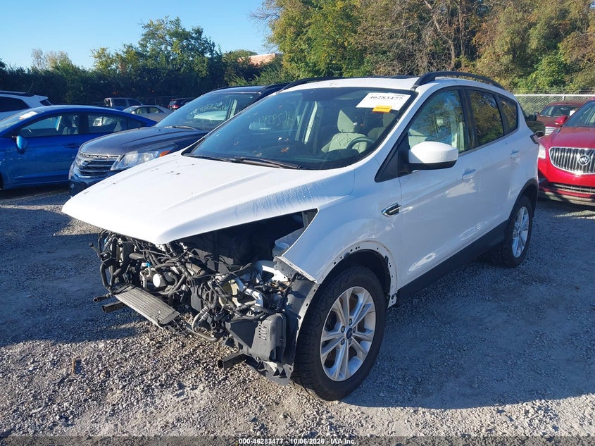 Vin: 1fmcu9gd8jub02537, lot: 46783625, ford escape se 20182
