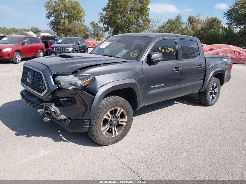 Vin: 3tmcz5an6jm160487, lot: 46783628, toyota tacoma trd sport 20182