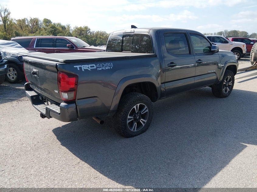 Vin: 3tmcz5an6jm160487, lot: 46783628, toyota tacoma trd sport 20184