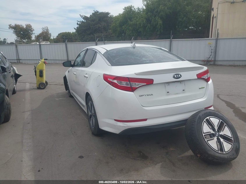 Vin: knagm4ad4c5026679, lot: 46783645, kia optima hybrid ex 20122