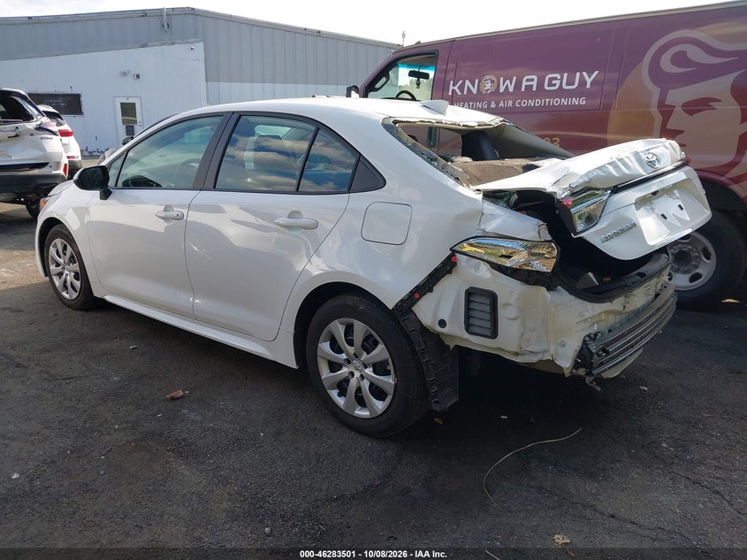 Vin: 5yfb4mde3sp247158, lot: 46783647, toyota corolla le 20253