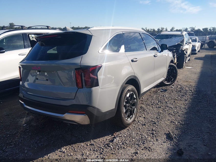 Vin: 5xyrl4jc5tg478654, lot: 46783648, kia sorento s 20264
