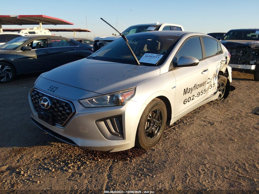 Vin: kmhc65lc5lu232374, lot: 46783669, hyundai ioniq hybrid blue 20202