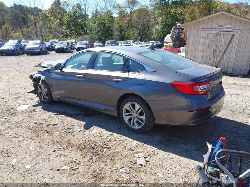 Vin: 1hgcv1f10ja061480, lot: 46783674, honda accord lx 20183