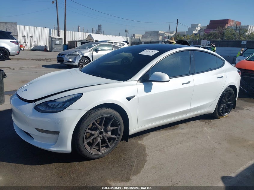 Vin: 5yj3e1ea3pf516161, lot: 46783695, tesla model 3 rear-wheel drive 20232