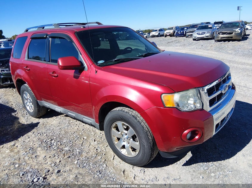Vin: 1fmcu9eg6ckb01642, lot: 46783715, ford escape limited 20121