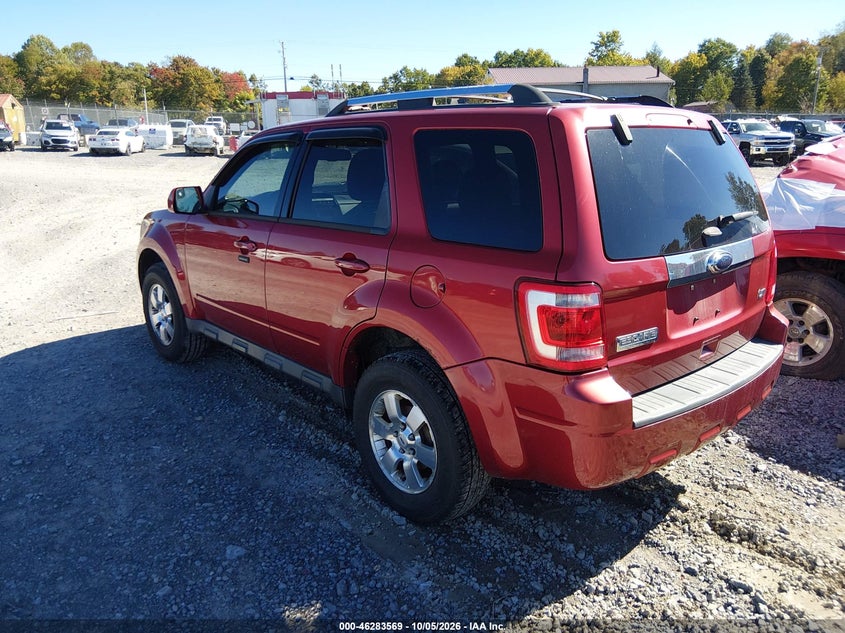 Vin: 1fmcu9eg6ckb01642, lot: 46783715, ford escape limited 20123