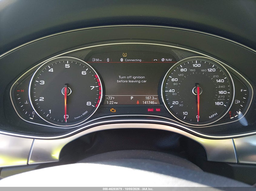 AUDI A6 2013 VIN WAUGGAFC4DN117233