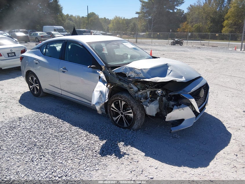 Vin: 3n1ab8cv4ny290196, lot: 46783727, nissan sentra sv xtronic cvt 20221