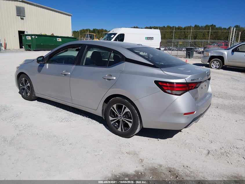 Vin: 3n1ab8cv4ny290196, lot: 46783727, nissan sentra sv xtronic cvt 20223