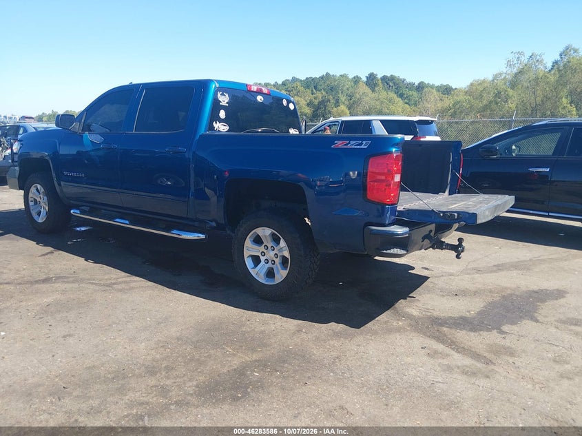 Vin: 3gcukrec1hg136387, lot: 46783732, chevrolet silverado 1500 2lt 20173