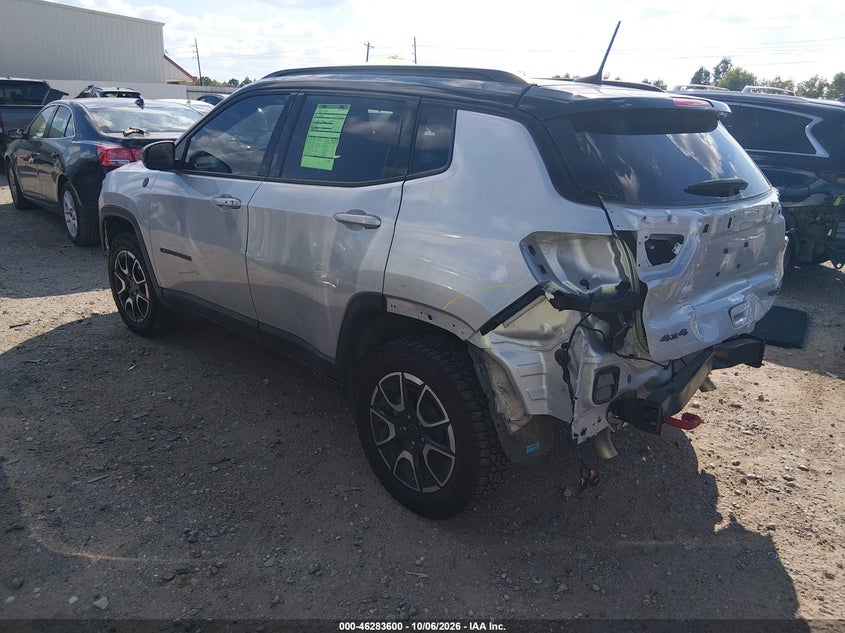 Vin: 3c4njddn9st564719, lot: 46783746, jeep compass trailhawk 4x4 20253