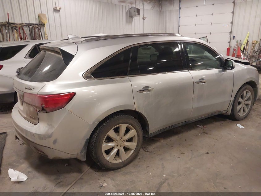 Vin: 5fryd4h86eb503824, lot: 46783767, acura mdx advance pkg w/entertainment pkg 20144