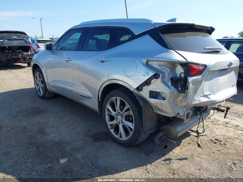 Vin: 3gnkbfrs0ks693729, lot: 46783773, chevrolet blazer premier 20193