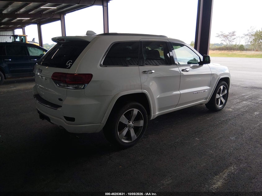 Vin: 1c4rjecg3gc382768, lot: 46783777, jeep grand cherokee overland 20164