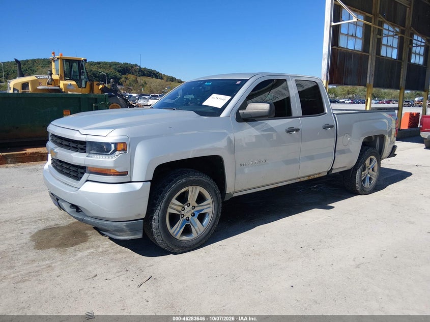 Vin: 1gcvkpecxgz307032, lot: 46783792, chevrolet silverado 1500 custom 20162