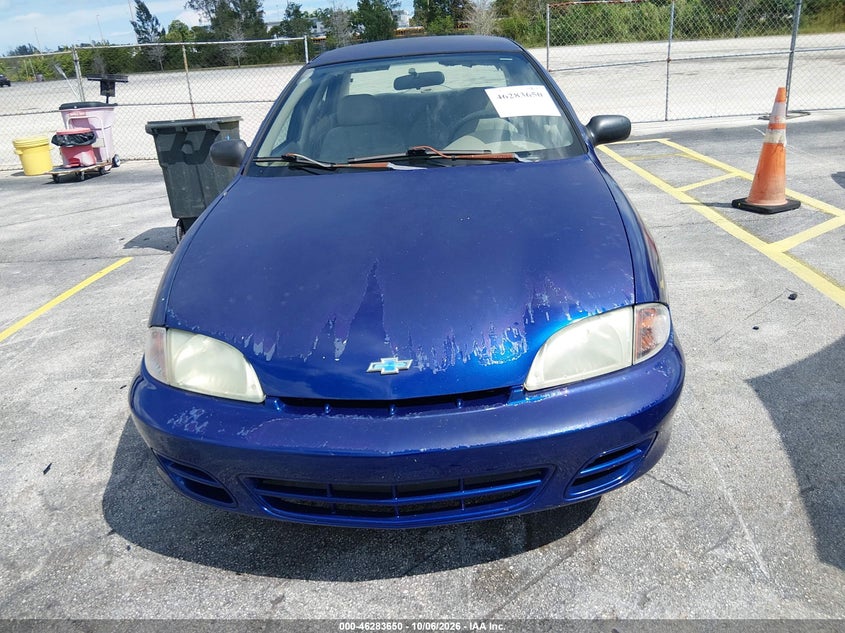 CHEVROLET CAVALIER 2002 VIN 1G1JC524927424448