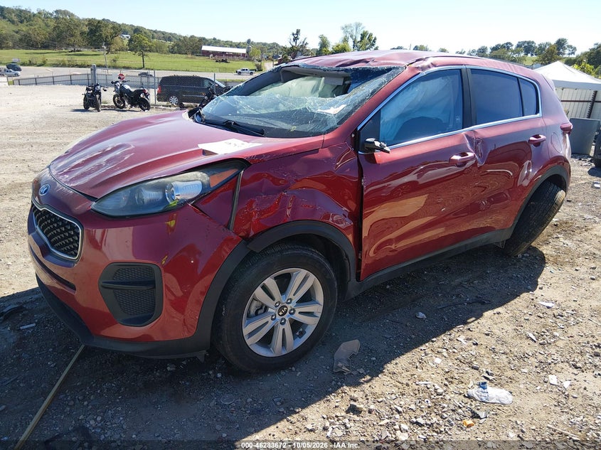 Vin: kndpm3ac8j7430770, lot: 46783818, kia sportage lx 20182