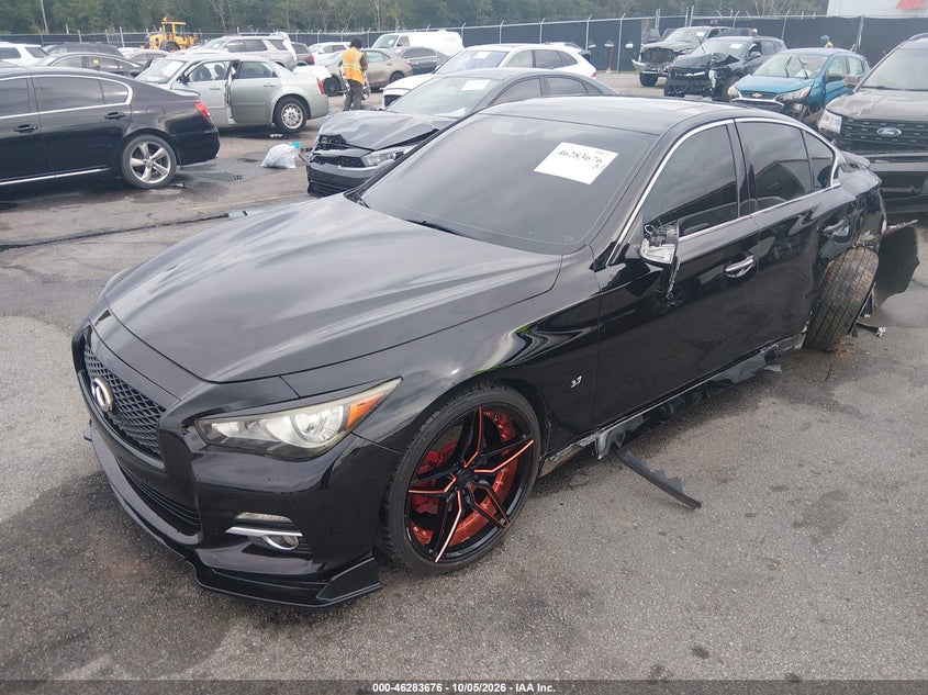Vin: jn1bv7ar4em701952, lot: 46783822, infiniti q50 premium 20142