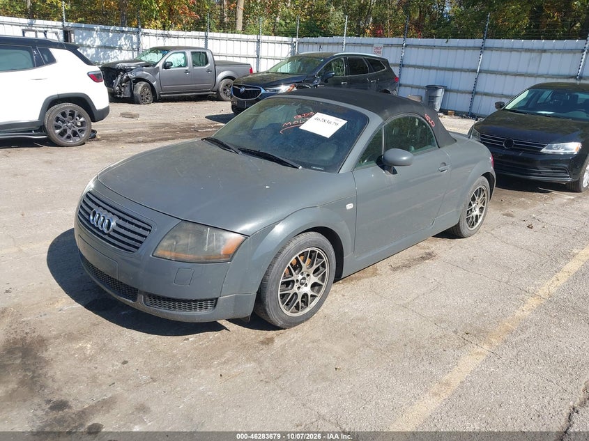 2001 Audi Tt 225 Hp W/Esp (M6), Обычный износ, IAAI, VIN TRUUT28N011001865 — фото 2