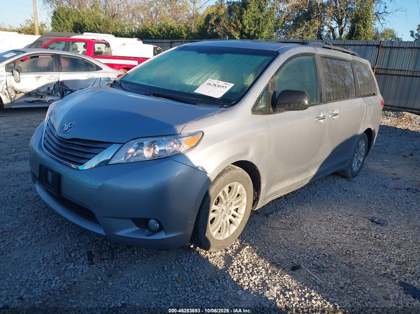 Vin: 5tdyk3dc0es489913, lot: 46783839, toyota sienna xle v6 8 passenger 20142