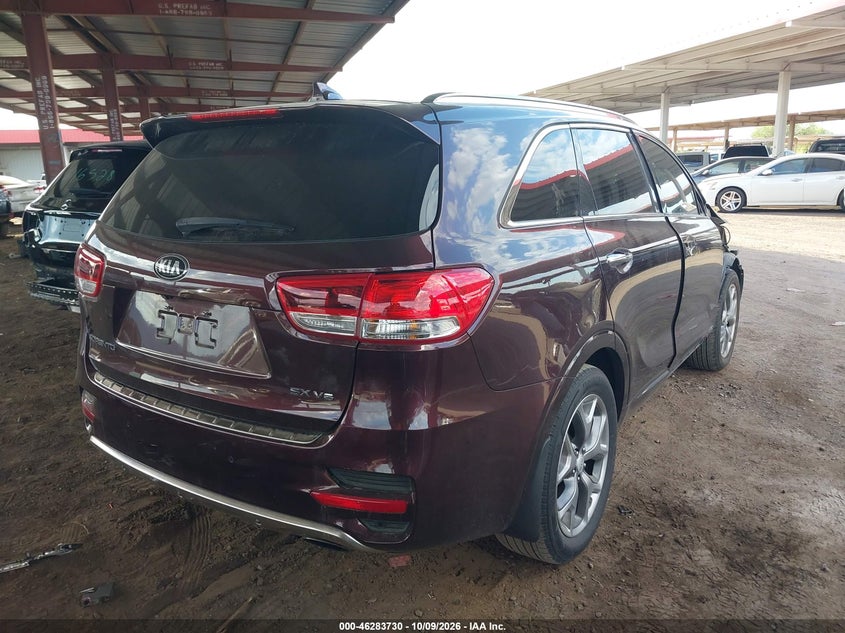 Vin: 5xypkda52gg009006, lot: 46783876, kia sorento 3.3l sx 20164