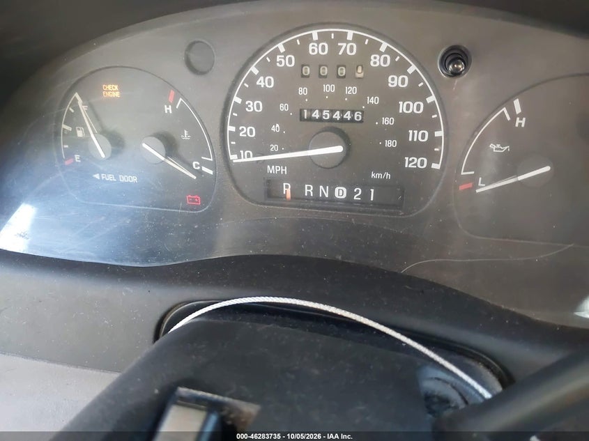 FORD RANGER 2000 VIN 1FTYR14X0YTA05103