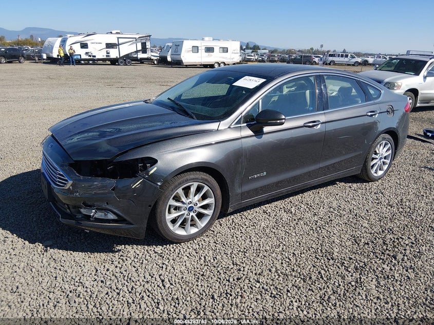 Vin: 3fa6p0lu4hr105873, lot: 46783909, ford fusion hybrid se 20172