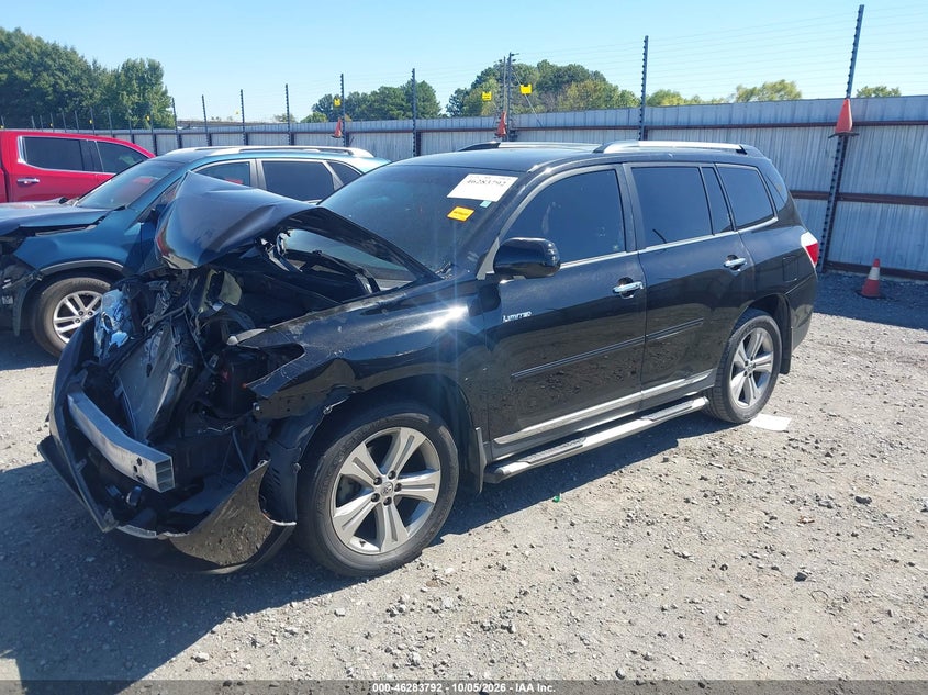 Vin: 5tdyk3ehxds107203, lot: 46783937, toyota highlander limited v6 20132
