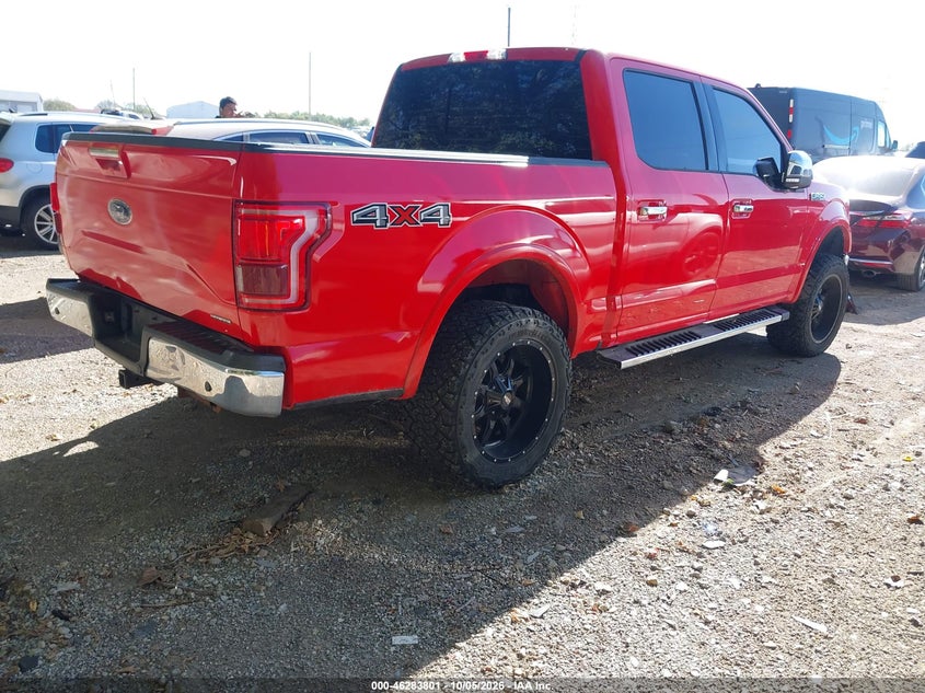Vin: 1ftew1ef7gkf09380, lot: 46783947, ford f-150 lariat 20164