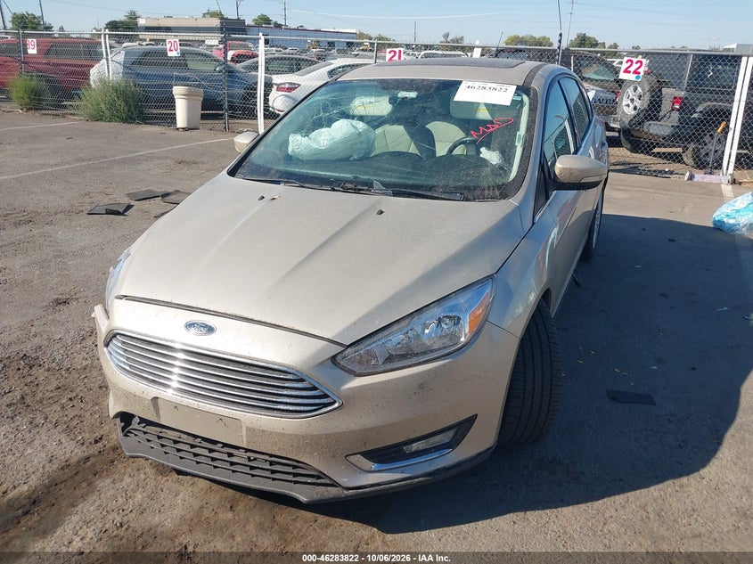 Vin: 1fadp3n25jl294719, lot: 46783968, ford focus titanium 20182