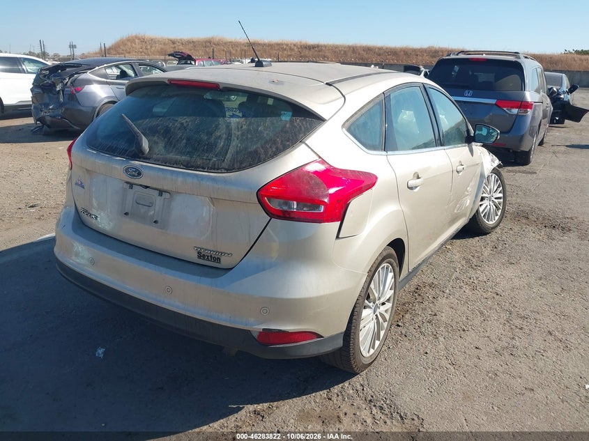 Vin: 1fadp3n25jl294719, lot: 46783968, ford focus titanium 20184