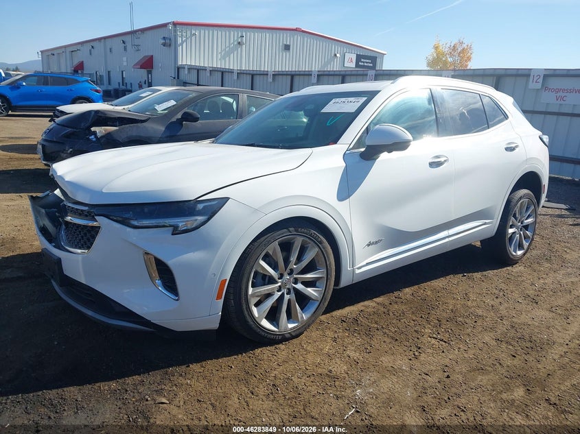 Vin: lrbfzsr49nd049312, lot: 46783995, buick envision awd avenir 20222