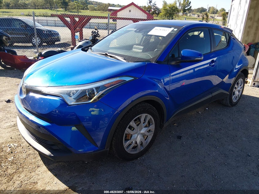 Vin: jtnkhmbx1k1044360, lot: 46784003, toyota c-hr le 20192
