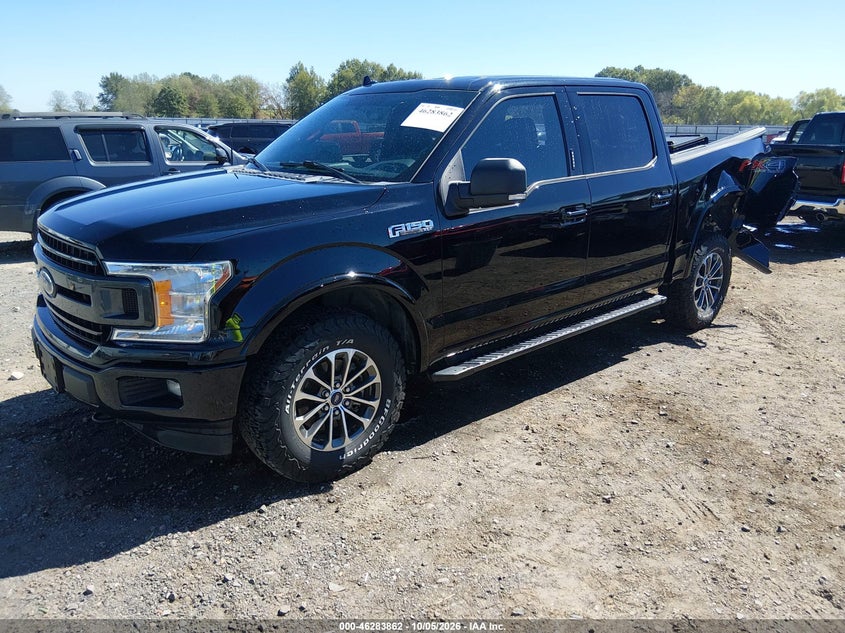 2018 Ford F-150, Удар сзади, IAAI, VIN 1FTEW1E59JKF53055 — фото 2